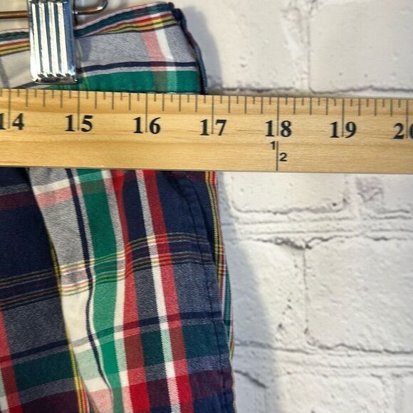 Vintage Polo Ralph Lauren Tyler Mens Chino Shorts  Size 34 Plaid - Picture 2 of 7